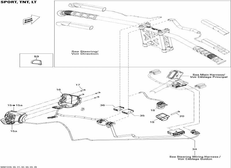  ski-doo  Expedition Sport 600ACE LFF, 2012 - Electrical Accessories, Steering