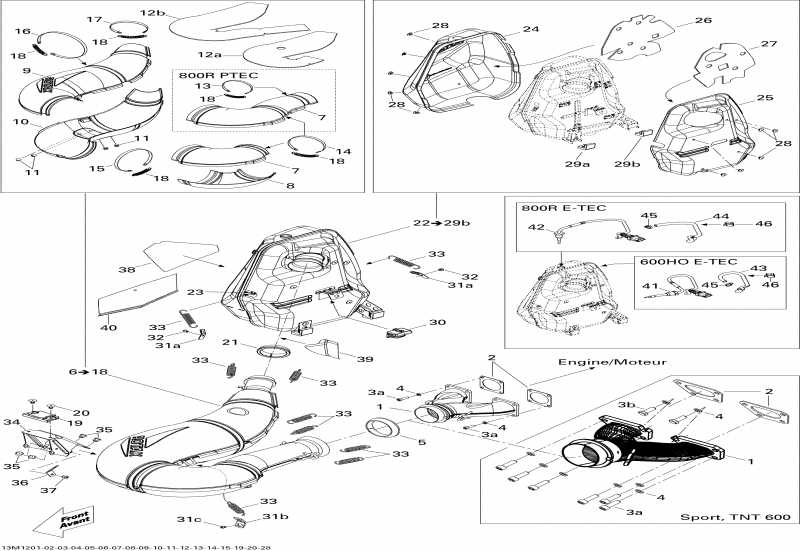 �������� Skidoo Freeride 154 800R E-TEC (Racing), 2012 - ��������� �������