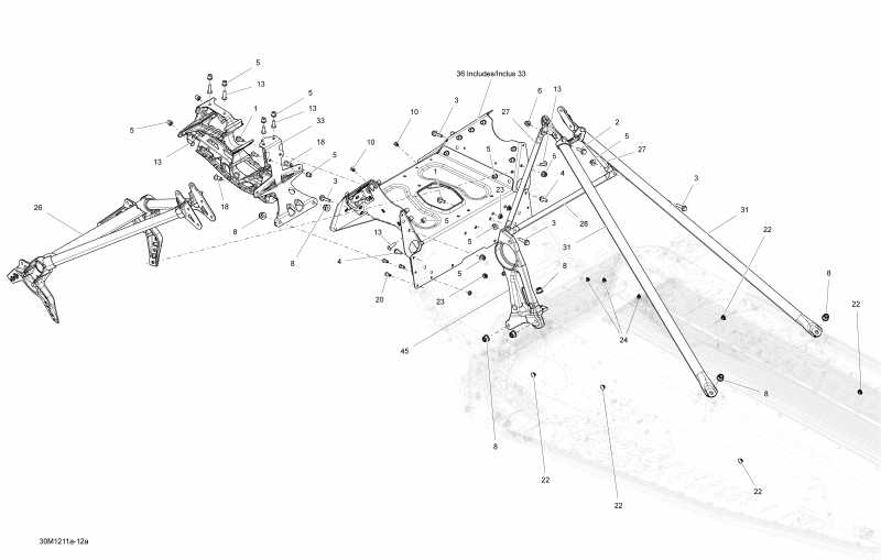 �������� Skidoo - Frame Common Parts