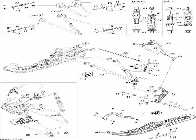  ski-doo - Front Suspension And Ski