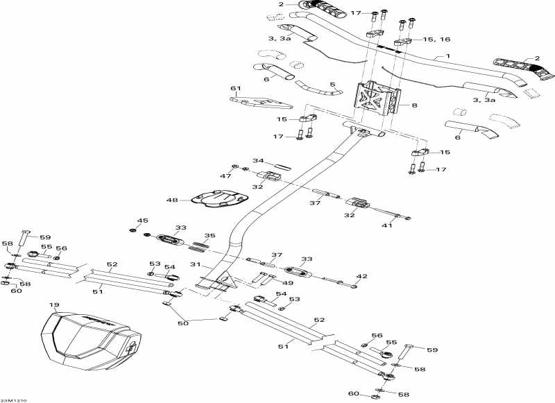 snowmobile BRP SkiDoo - Steering