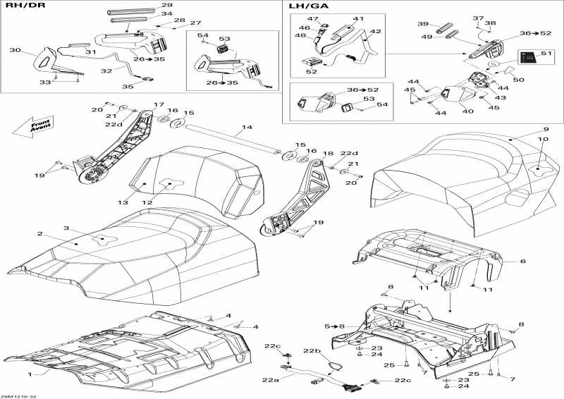 �������� SKIDOO Grand Touring Sport 600ACE LFF, 2012 - Seat