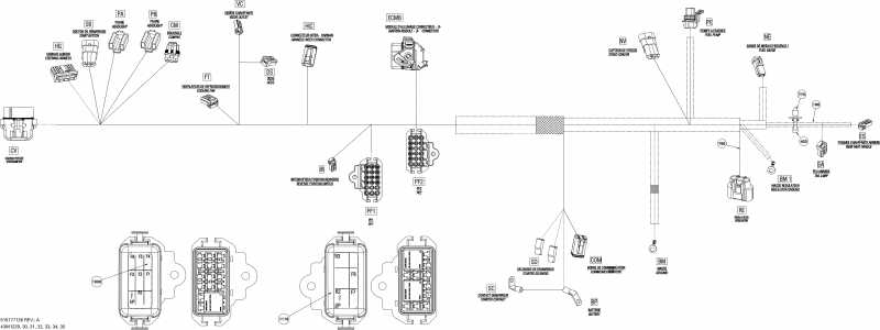  Ski-doo Grand Touring Sport 600ACE LFF, 2012  - Electrical Harness