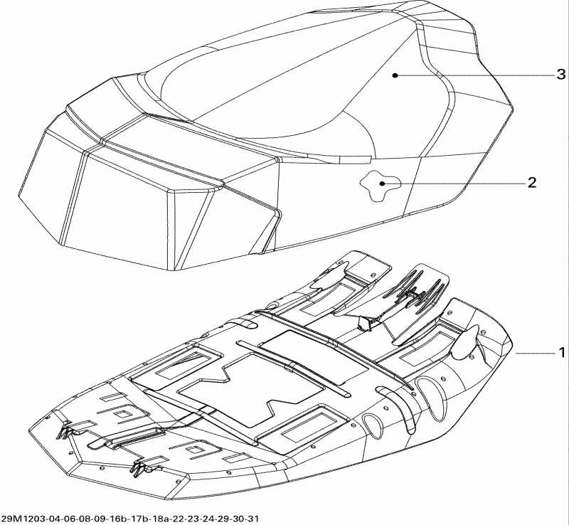 Skidoo  GSX LE 600HOETEC XP, 2012 - Seat