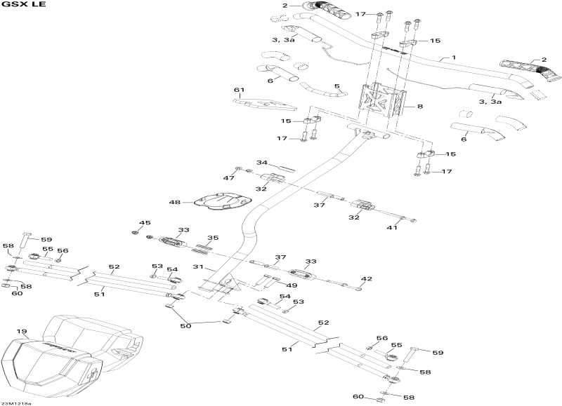  SkiDoo GSX LE & SE 1200 XR, 2012 -  