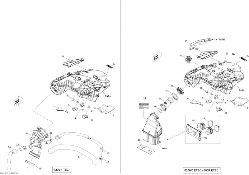 snowmobile Ski Doo GSX SE 600HOETEC, 2012 - Air ������� ������ System