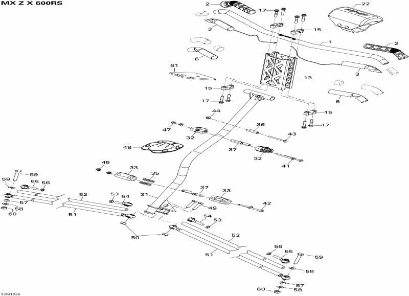  MX Z X 600RS, 2012 - Steering