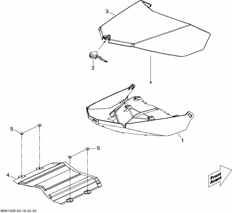  Skidoo MXZ Sport 550F XP-FAN, 2012 - Luggage Rack