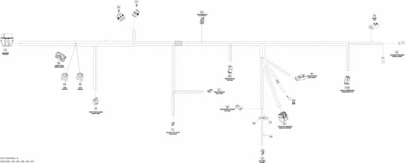 snowmobile Skidoo  MXZ Sport 550F XP-FAN, 2012 - Electrical Harness