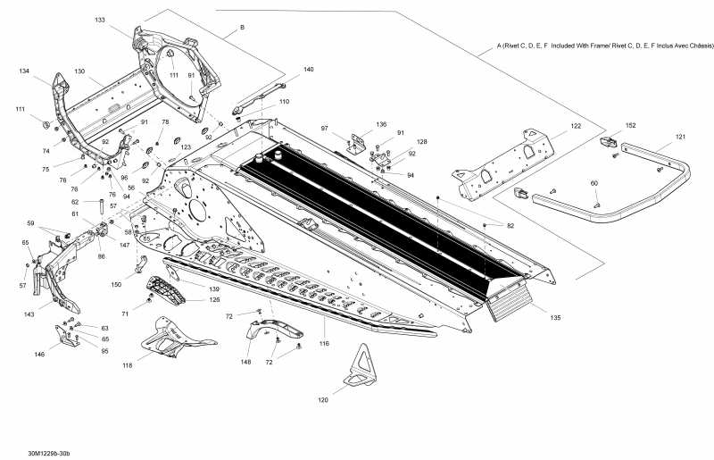 snowmobile - Frame