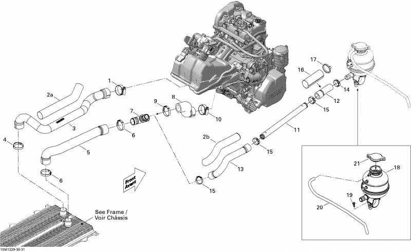  BRP MXZ TNT 600ACE LFF, 2012 - Cooling System