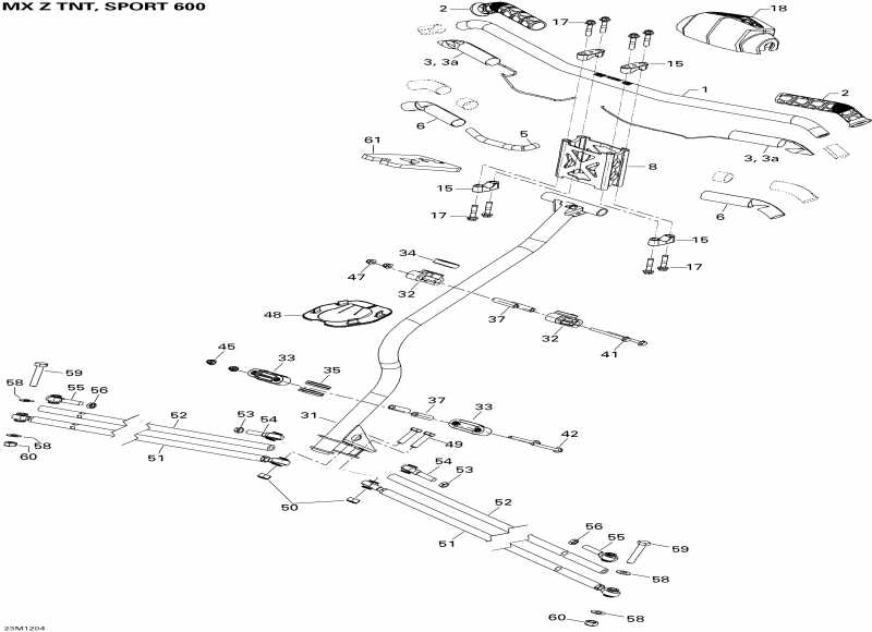  Ski Doo  MXZ TNT & Sport 600 XP, 2012 -  