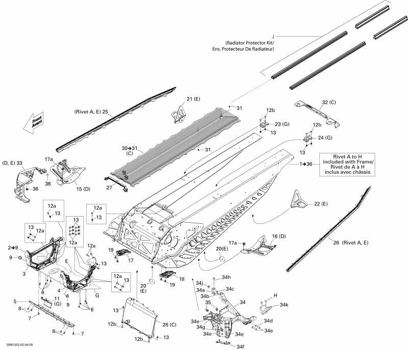   MXZ X 600HOETEC, 2012 - 