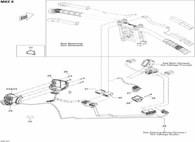 ski-doo MXZ X 800RETEC XP, 2012  - Electrical Accessories, Steering