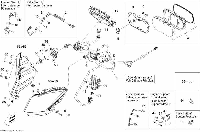 snowmobile Skidoo Renegade Sport 550F XP-FAN, 2012 ������ - Electrical System
