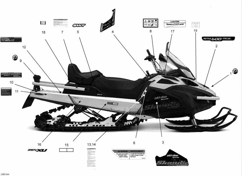 snowmobile SkiDoo ������ Skandic SWT 600 ACE (4-strokes), 2012 - ��������