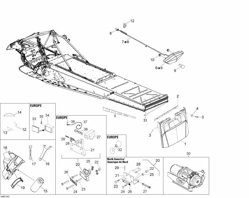  Skidoo Skandic WT 600 ACE (4-strokes), 2012 - Utilities