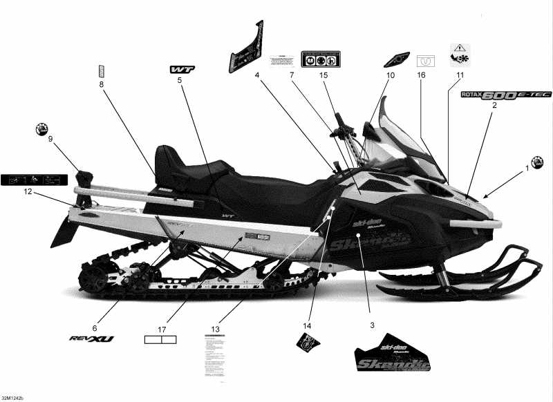 snowmobile SKIDOO Skandic WT 600HOETEC XU, 2012 ������ - �������� ������