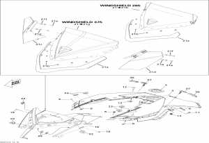 09-    Console 600 Ho Etec (09- Windshield And Console 600 Ho Etec)