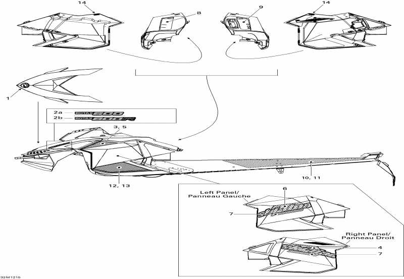  ski-doo  Summit SPORT 600, 2012 - Decals 600