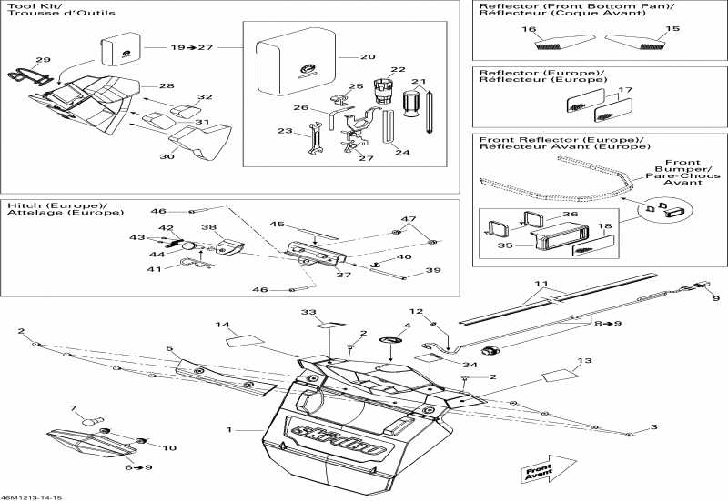 snowmobile ski-doo Summit X 800R E-TEC, 2012  - Utilities