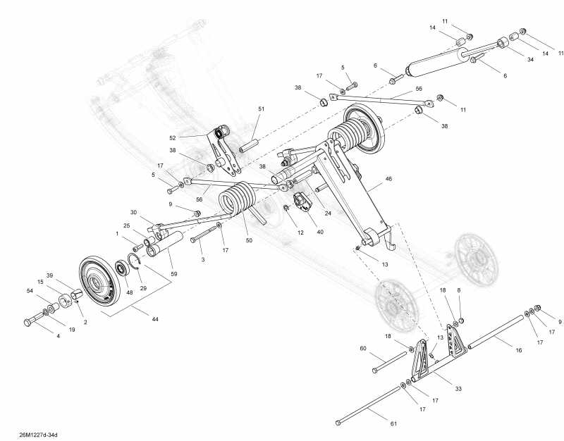  SKIDOO Tundra Sport 600ACE LFF, 2012 - Rear Suspension Rear Arm(std,sport)