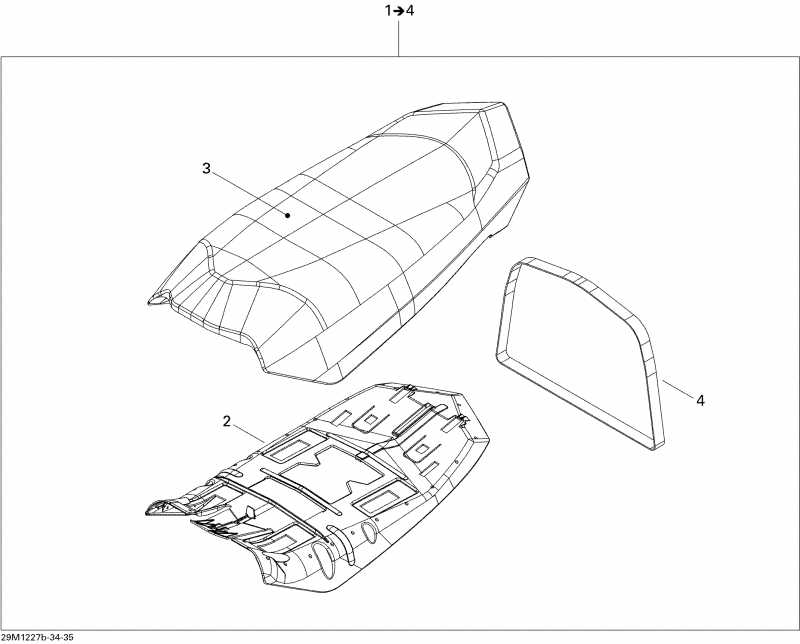 Skidoo Tundra Sport 600ACE LFF, 2012 ������ - Seat