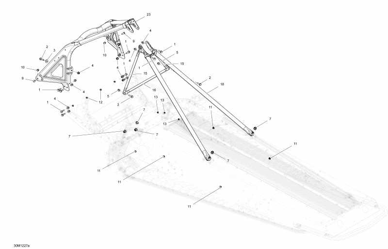 snowmobile Skidoo  Tundra STD & Sport & LT 550F XP-LTS, 2012 - Frame Common Parts