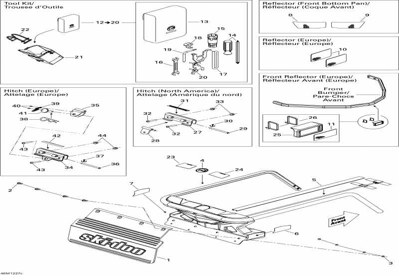 snowmobile  Tundra STD & Sport & LT 550F XP-LTS, 2012  - Utilities Lt