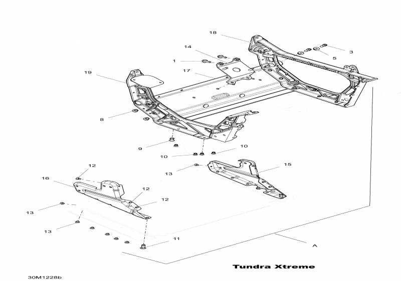 Ski-doo Tundra Xtreme 600HOETEC XP-LTS, 2012 - Frame E Module