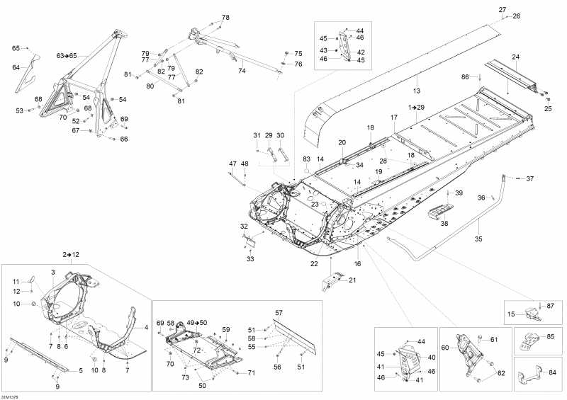 Skandic SWT 600HOETEC XU, 2013  - Frame