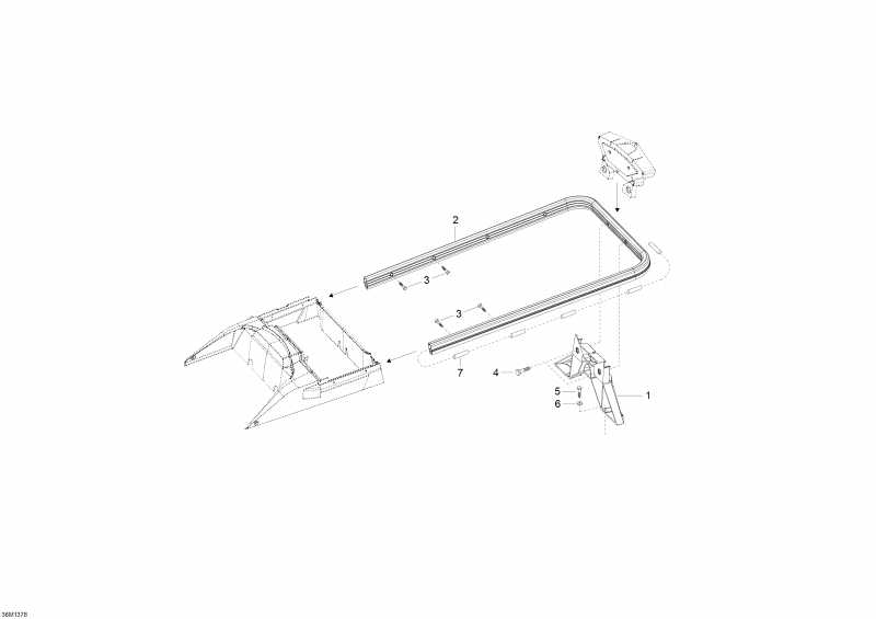  ski-doo Skandic SWT 600HOETEC XU, 2013 - Luggage Rack