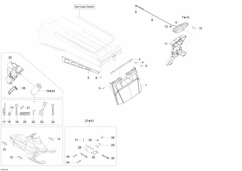 Ski-doo  Skandic SWT 600HOETEC XU, 2013 - Utilities