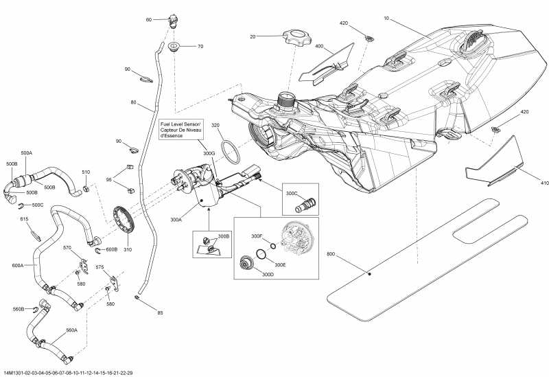 snowmobile - Fuel System