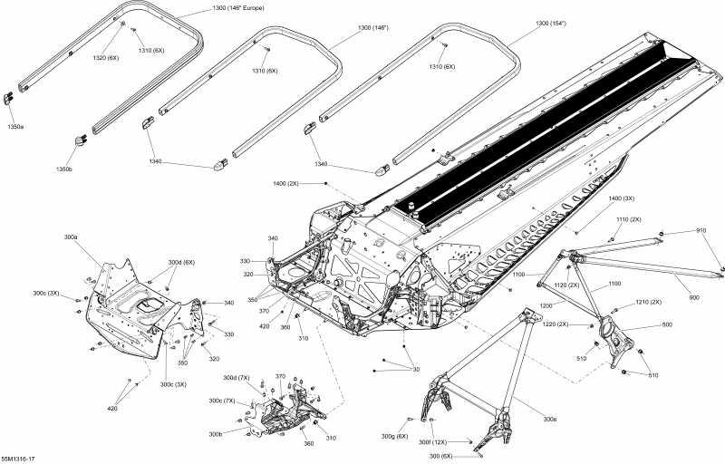  Skidoo SUMMIT SP 600HOE XP, 2013  -   Components 154