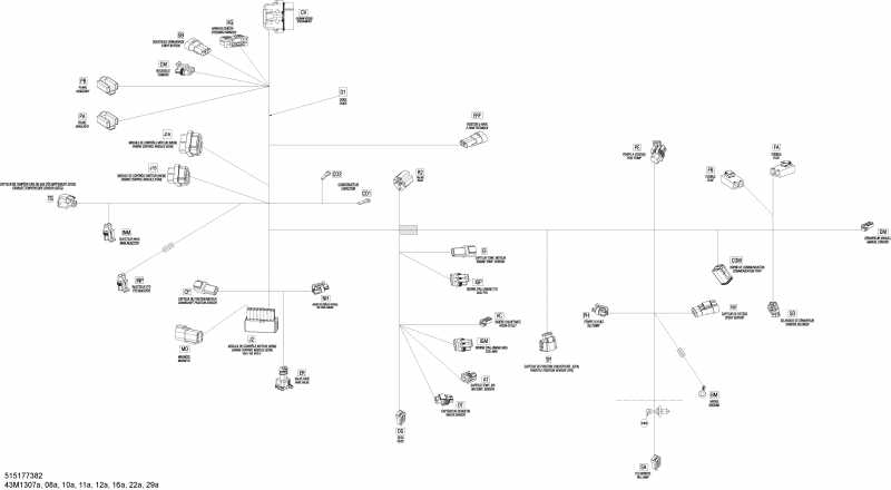    SUMMIT SP 600HOE XP, 2013 - Electrical Harness Main, 600hoetec