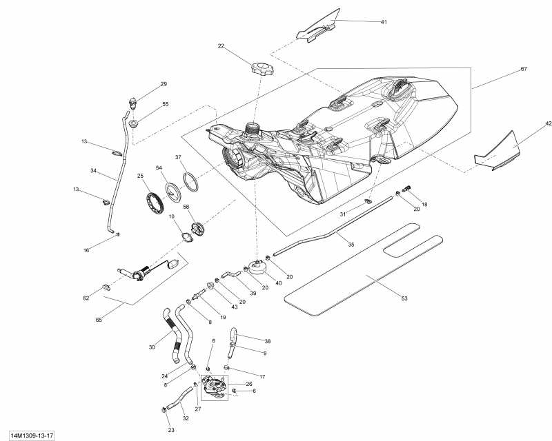  SKIDOO  SUMMIT SPORT 600, 2013 - Fuel System