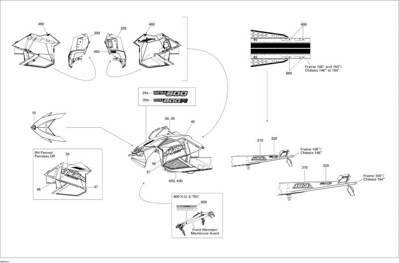 snowmobile Ski Doo  SUMMIT SPORT 600, 2013 - 