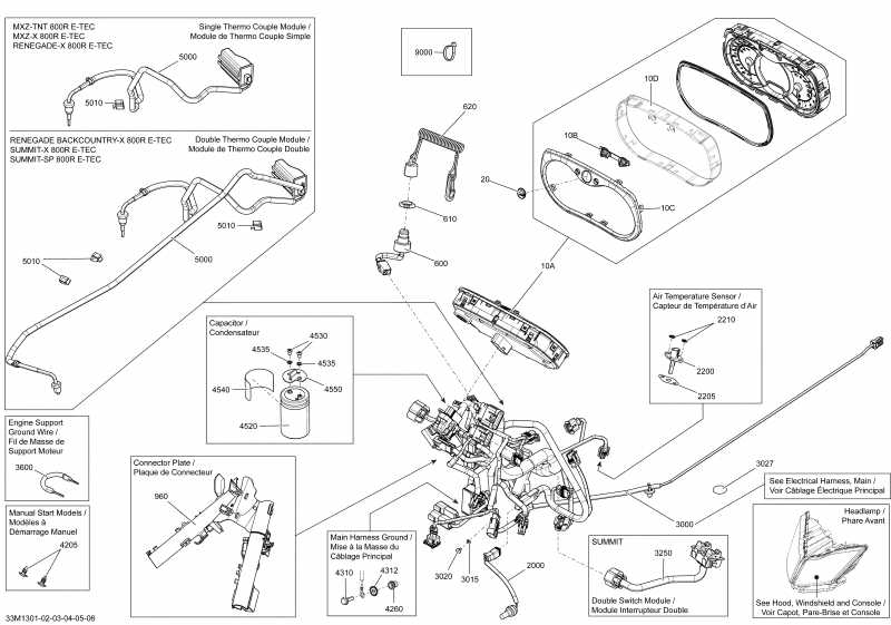 �������� SKIDOO SUMMIT X 800RE XM, 2013 - ��������� System