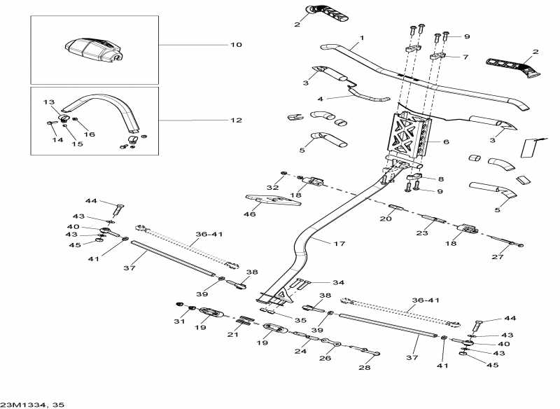 TUNDRA LT 600 ACE (4-TEMPS) XP, 2013 - Steering