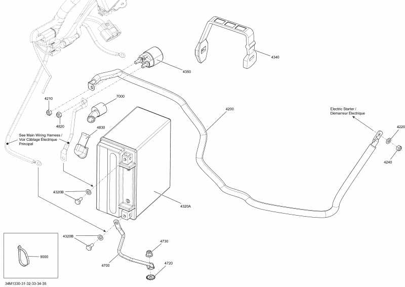  Skidoo - Battery And Starter