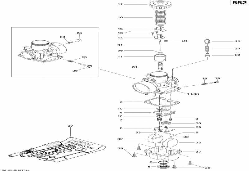 TUNDRA SPORT & LT 550F XP, 2013 - Carburetor