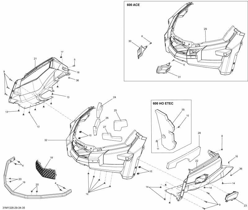   TUNDRA XTREME 600HOE XP, 2013  - Bottom Pan