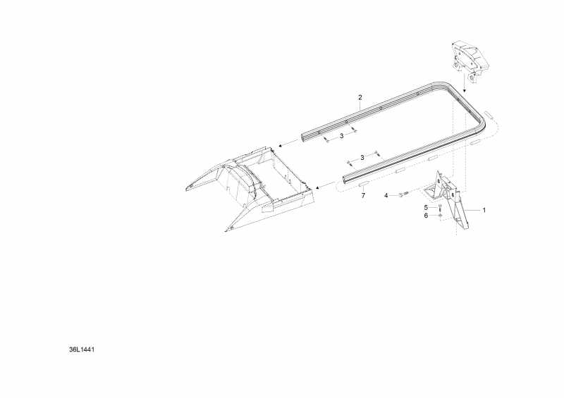 �������� SKIDOO EXPEDITION LE 1200 XU, 2014 ������ - Luggage Rack
