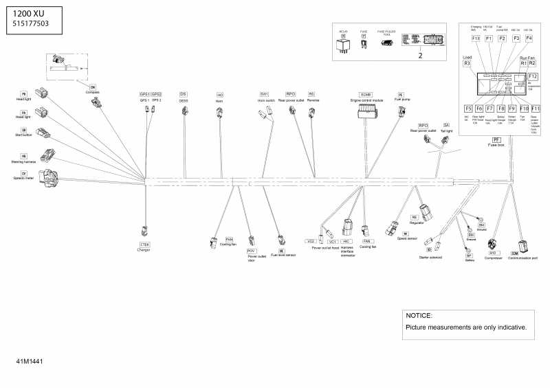  BRP EXPEDITION LE 1200 XU, 2014  - Electrical Harness