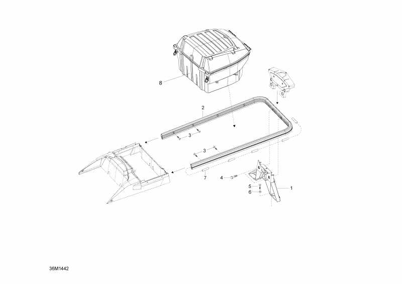  ski-doo EXPEDITION SE 1200 XU, 2014  - Luggage Rack