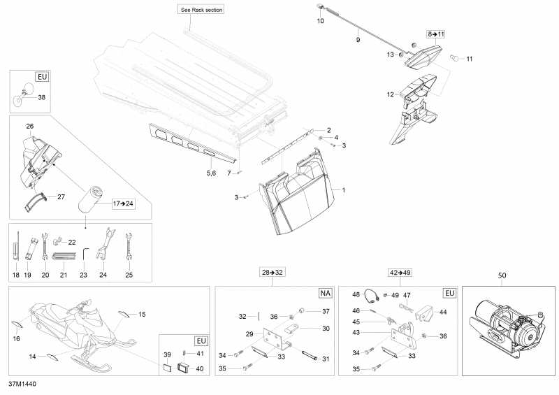 snowmobile Skidoo - Utilities