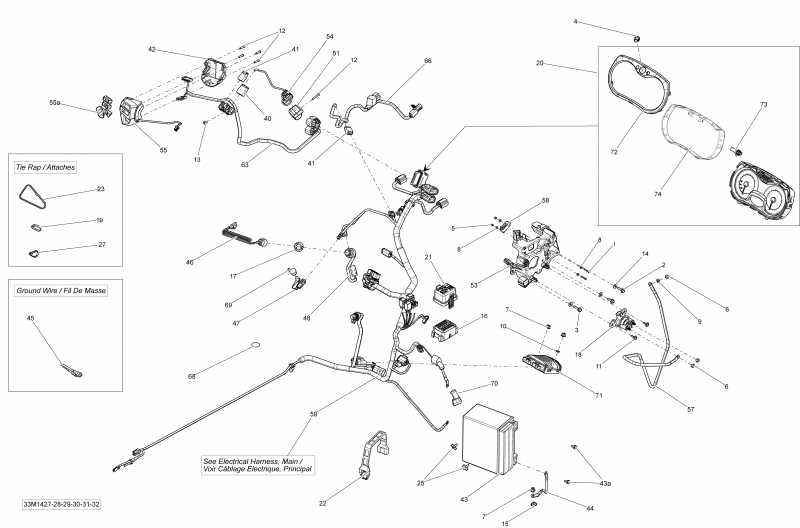 snowmobile Skidoo -  System