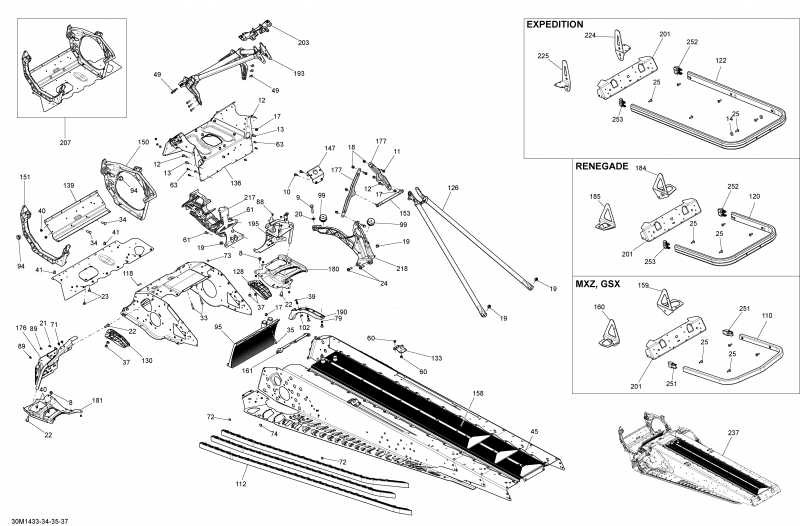 snowmobile SkiDoo  EXPEDITION SPORT 900ACE XS, 2014 - Frame 154