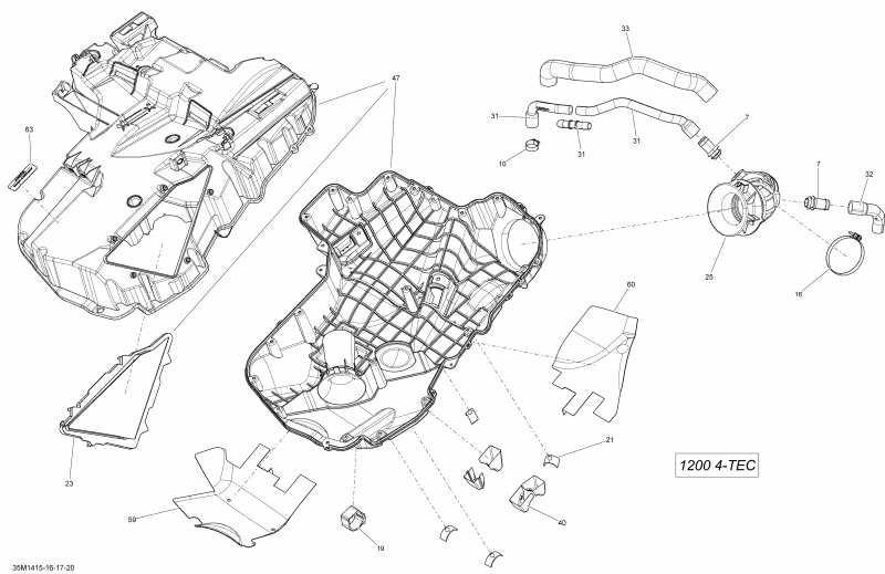  Skidoo GRAND TOURING LE 12004TEC XR, 2014  - Air   System